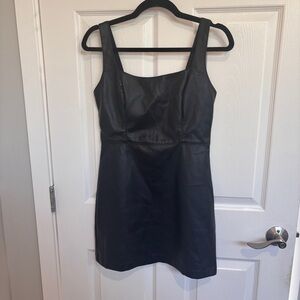 Abercrombie & Fitch Faux Leather Dress